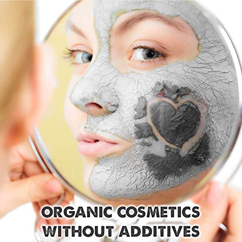 NATURA PUR Mascarilla Facial de Barro del Mar Muerto 250g - Para Acné, Puntos Negros y Espinillas - Cuidado Antienvejecimiento para Pieles Secas y con Impurezas