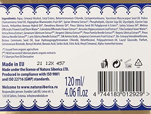 Natura Siberica, Mascarilla de pelo - 120 ml.