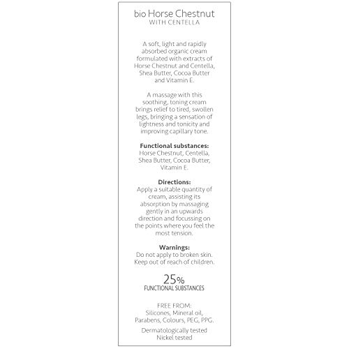 Naturando - Loción Bio Castaño de indias 75 ml - Crema para Piernas Hinchadas y Pesadas y Couperose