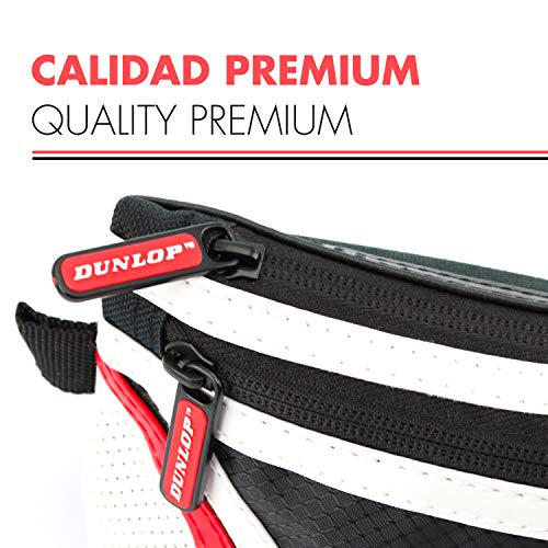 Neceser Estuche portatodo Viaje Dunlop - Bolsas de Aseo Organizador Accesorios de Baño Material Resistente Hombre Personal Vacaciones Viajes de Negocios Color Negro Estilo Moderno 23x13x7 cm