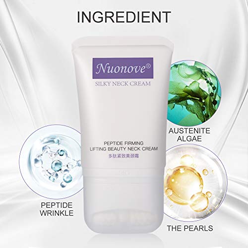 Neck Cream, Crema Cuello, Crema para el Cuello, Cuello Arrugas Crema Cuello, Hidrata la piel, mejora la elasticidad, ¡Para un cuello más liso y libre de arrugas, 80g