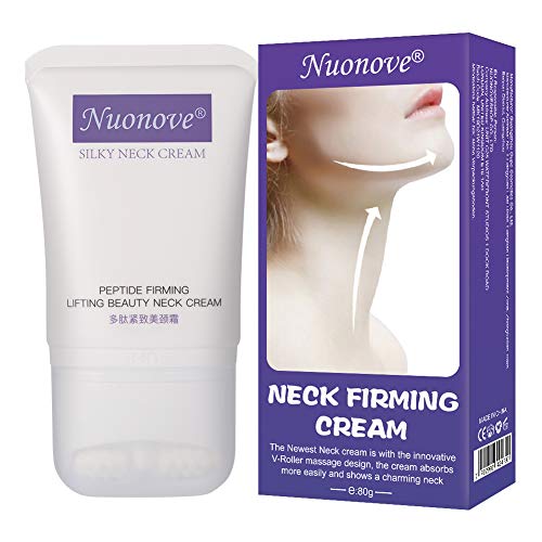Neck Cream, Crema Cuello, Crema para el Cuello, Cuello Arrugas Crema Cuello, Hidrata la piel, mejora la elasticidad, ¡Para un cuello más liso y libre de arrugas, 80g