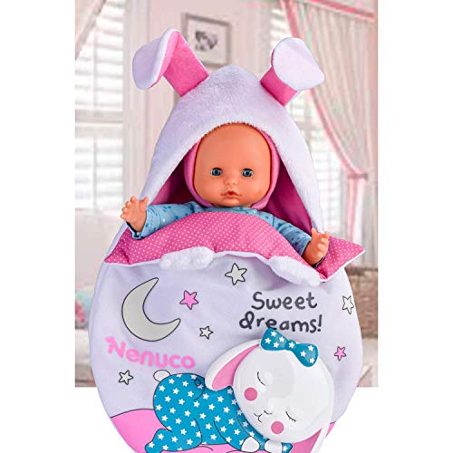 Nenuco de Famosa Saquito Mágico, muñeca bebé con Luces y Sonidos para niñas y niños a Partir de 10 Meses (Famosa 700015021)