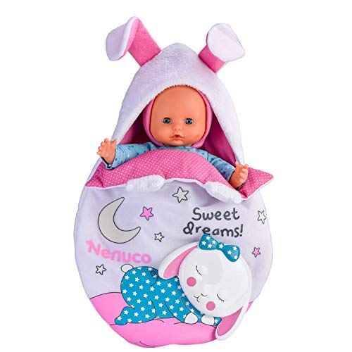 Nenuco de Famosa Saquito Mágico, muñeca bebé con Luces y Sonidos para niñas y niños a Partir de 10 Meses (Famosa 700015021)