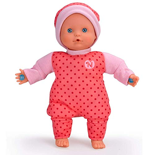 Nenuco - Muñeco Blandito 3 Funciones, hace sonidos de bebé, para niños a partir de 10 meses (Famosa 700014881) , color/modelo surtido