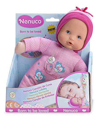 Nenuco - Muñeco blandito Canción de Cuna, color rosa, (Famosa 700014038)
