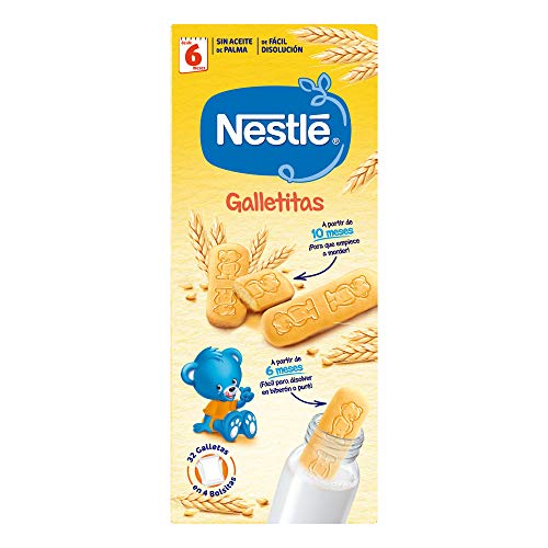 Nestlé Galletitas para bebés desde 6 meses - 12 paquetes de 180 gr