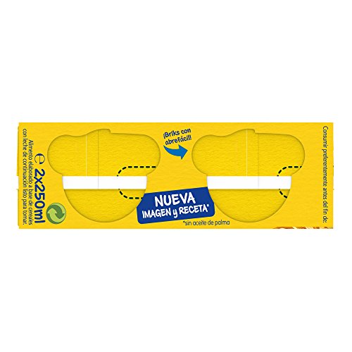 Nestlé Leche y Cereales con Miel Pijama - Paquete de 6x2 unidades de 250ml