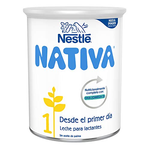 Nestlé NATIVA 1 - Leche para lactantes en polvo - Fórmula Para bebés - Desde el primer día - 800g