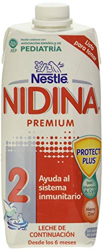 Nestlé Nidina - 2 Leche de continuación - 500 ml - [Pack de 3]