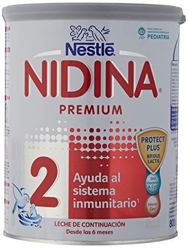 NESTLÉ NIDINA 2 - Leche de continuación en polvo - Fórmula Para bebés - A partir de los 6 meses -800g