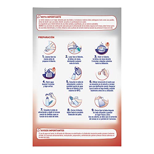 NESTLÉ NIDINA 2 Premium [PACK AHORRO] - A partir de los 6 meses - Leche de continuación en polvo - Fórmula para bebés - 1Kg