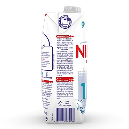 Nestlé Nidina Premium Leche para Lactantes - 500 ml