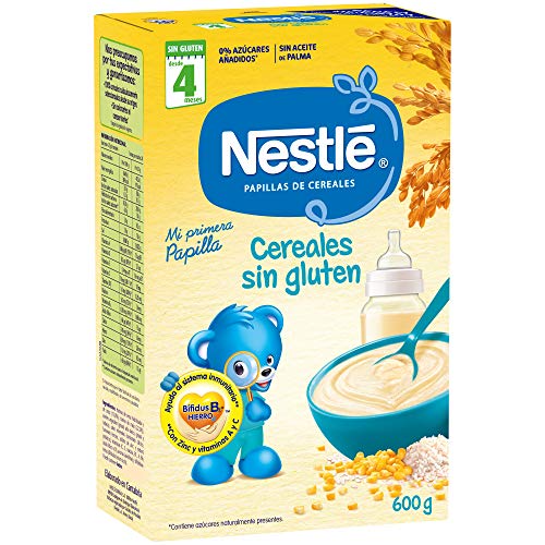 Nestlé - Papillas Cereales Sin gluten A Partir De 4 Meses 600 g