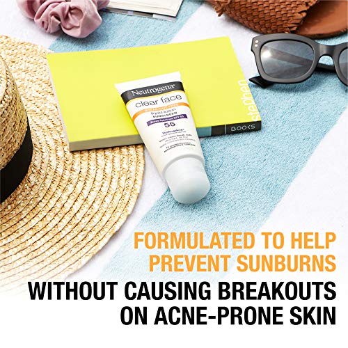 Neutrogena Clear Face Protector Solar (SPF 55) - 88 ml.