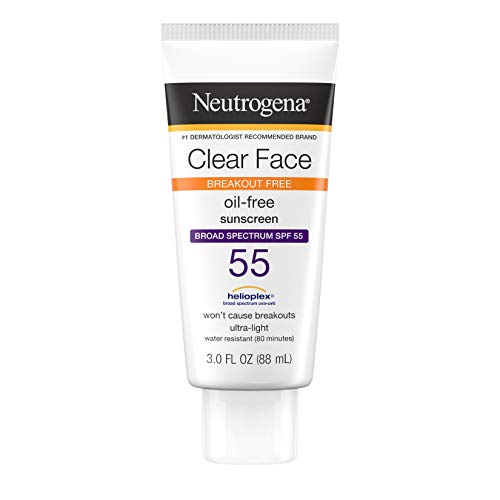 Neutrogena Clear Face Protector Solar (SPF 55) - 88 ml.