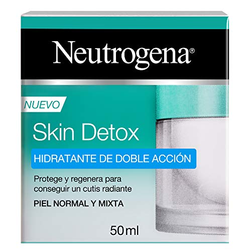 Neutrogena Detox Crema Facial Hidratante De Doble Acción - 50 ml.