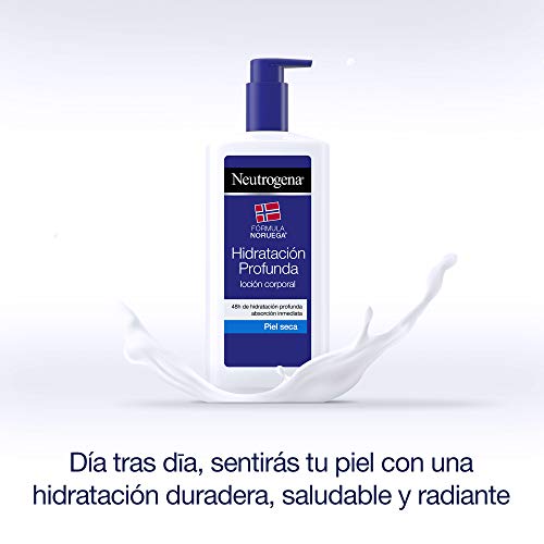 Neutrogena - Hidratación profunda, loción corporal con perfume muy ligero para pieles secas, 750 ml