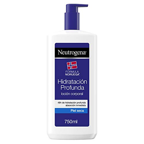 Neutrogena - Hidratación profunda, loción corporal con perfume muy ligero para pieles secas, 750 ml