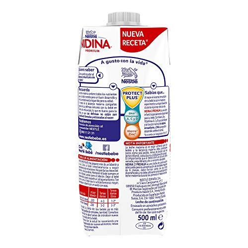 Nidina Leche de continuación - 500 ml