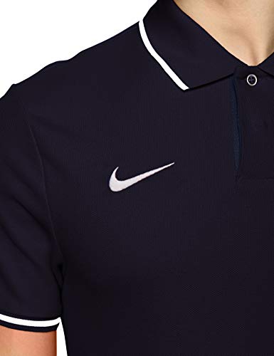 Nike M TM Club19 SS - Polo, Hombre, Obsidian/White, M
