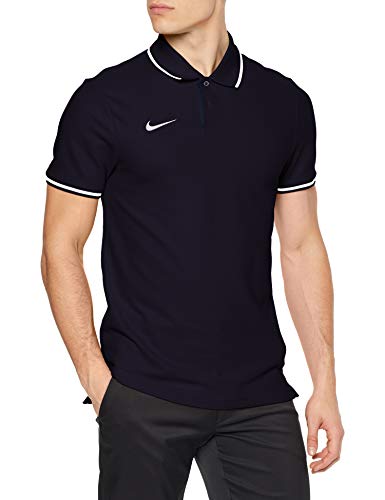 Nike M TM Club19 SS - Polo, Hombre, Obsidian/White, M