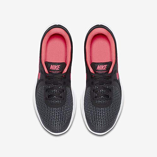 Nike Revolution 4 (GS), Zapatillas de Running para Niñas, Negro (Black/Racer Pink-White 004), 35.5 EU