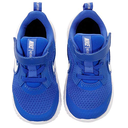 Nike Revolution 5, Zapatillas de Atletismo Unisex niño, Multicolor (Racer Blue/White/Black 401), 27 EU