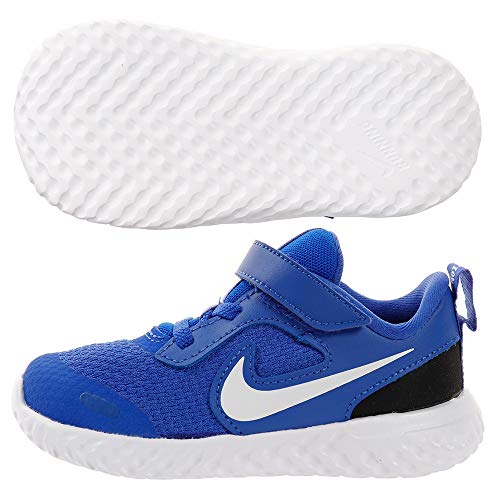 Nike Revolution 5, Zapatillas de Atletismo Unisex niño, Multicolor (Racer Blue/White/Black 401), 27 EU