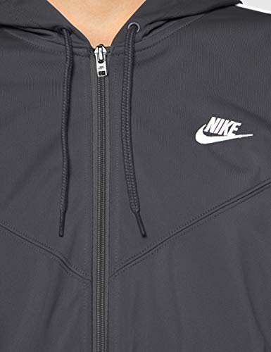 NIKE W NSW Hrtg Hoodie FZ PK Sudadera, Mujer, Black/White/(White), XS