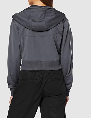 NIKE W NSW Hrtg Hoodie FZ PK Sudadera, Mujer, Black/White/(White), XS