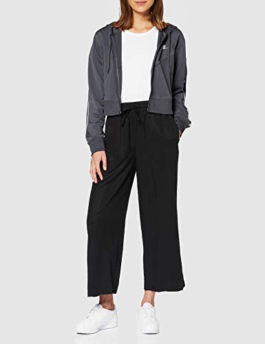 NIKE W NSW Hrtg Hoodie FZ PK Sudadera, Mujer, Black/White/(White), XS