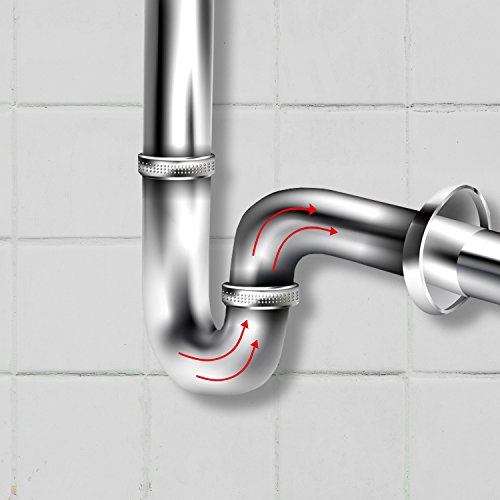 Nirox Desatascador de desagües 3m x 5mm - Desatascador espiral manual ideal para quitar el pelo de los desagües - Desatascador tuberias manivela con mango de madera giratorio