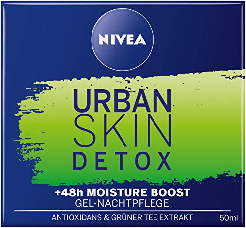 Nivea 8778556 Noche Cuidado, Urban Skin Detox, 50 ml  - Version importada, Alemania