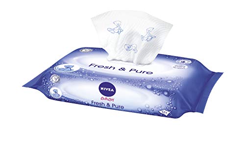 Nivea Baby Fresh & Pure Wet Wipes Toallitas Húmedas - 1 paquete de 63 unidades