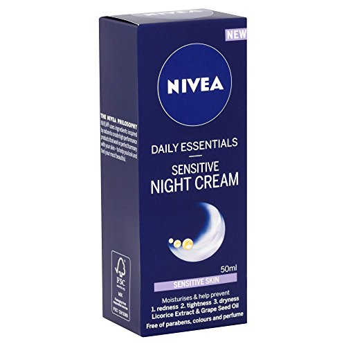 Nivea - Daily essentials, crema de noche, pack de 2 (2x50 ml)