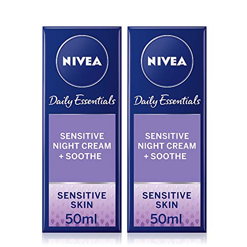 Nivea - Daily essentials, crema de noche, pack de 2 (2x50 ml)