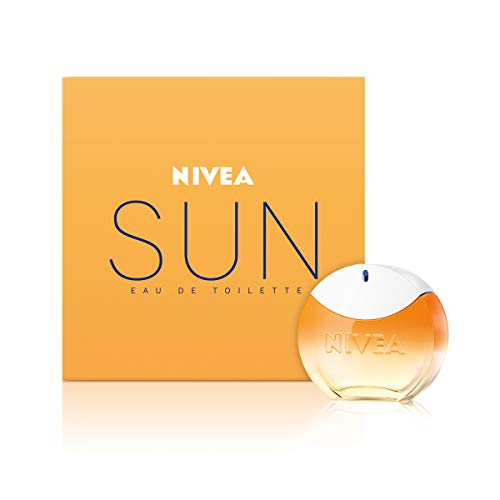 NIVEA Eau de Toilette Fragancias de mujer, 2 x 30 ml, set de perfumes con NIVEA SUN EdT con el aroma original del protector solar de NIVEA y NIVEA EdT con la inconfundible fragancia de NIVEA Creme