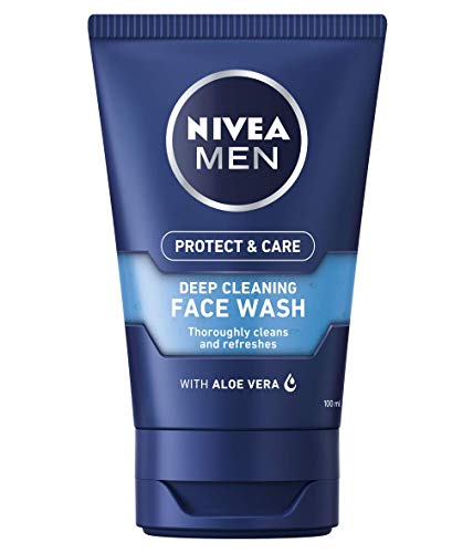 NIVEA Hombres Limpieza profunda Face Wash 100 ml - Paquete de 3