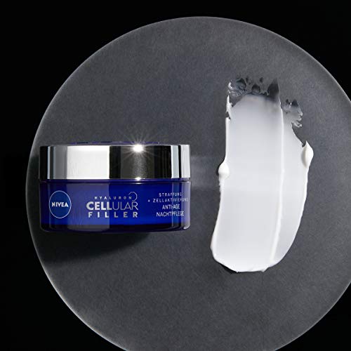 Nivea Hyaluron Cellular Filler Anti-Age día & Noche Set (2 x 50 ml), Set con cuidado de día FPS 30 & Noche, cuidado facial con hialurónico, colágeno Booster y extracto de magnolia