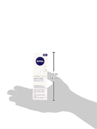 NIVEA Hyaluron Cellular Filler Contorno de Ojos (1 x 15 ml), crema para el contorno de ojos, crema antiedad hidratante, crema reafirmante con ácido hialurónico