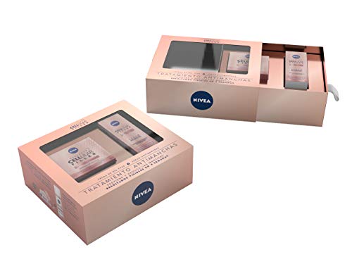 NIVEA Hyaluron Cellular Filler, pack tratamiento antimanchas con ácido hialurónico, caja de regalo con crema de día con FP30 (1 x 50 ml) y sérum facial (1 x 30 ml)