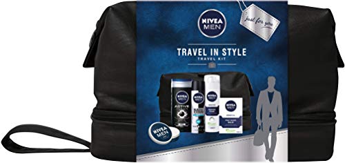 Nivea - Juego de regalo para hombre, diseño de viaje con 5 artículos