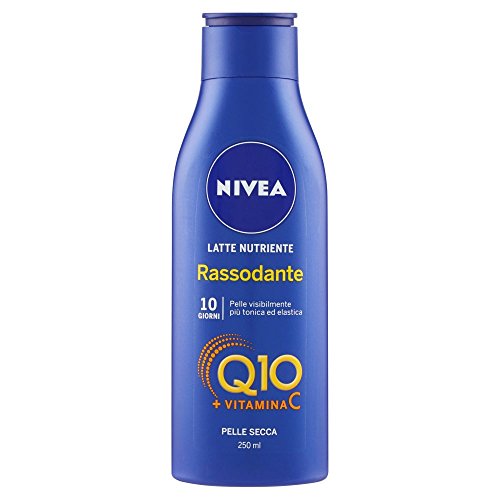 Nivea - Leche hidratante reafirmante Q10 Vitamina C, crema corporal piel seca, 250 ml