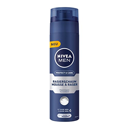Nivea Men, 6 unidades de afeitar para hombres, 6 x 200 ml Dispensador, Protect & Care