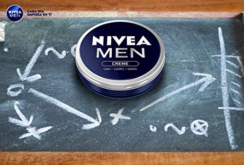 NIVEA MEN Creme (1 x 150 ml), crema para hombres, crema para cara, cuerpo y manos, crema multiusos hidratante para el cuidado de la piel masculina