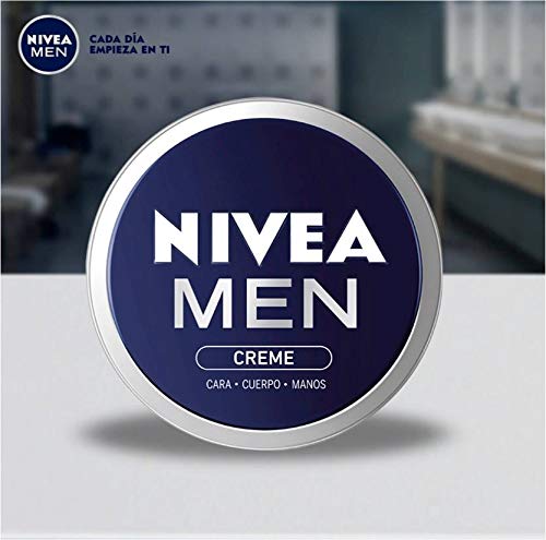 NIVEA MEN Creme (1 x 150 ml), crema para hombres, crema para cara, cuerpo y manos, crema multiusos hidratante para el cuidado de la piel masculina