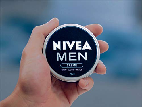 NIVEA MEN Creme (1 x 150 ml), crema para hombres, crema para cara, cuerpo y manos, crema multiusos hidratante para el cuidado de la piel masculina