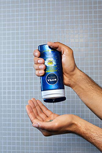 Nivea Men Power Fresh - Gel de ducha (250 ml), gel de ducha revitalizante con mentol y menta acuática, con pH hipoalergénico para cuerpo, cara y cabello