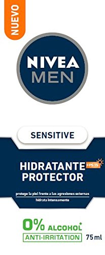 Nivea Men - Sensitive - Protector Hidratante, 75 ml - [paquete de 4]